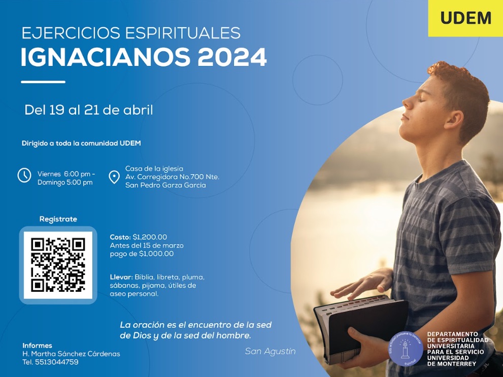 Ejercicios Espirituales Ignacianos 2024 UDEM