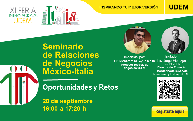 Seminario de Relaciones de Negocios México-Italia