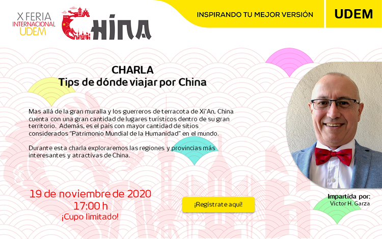 Charla: Tips de dónde viajar por China