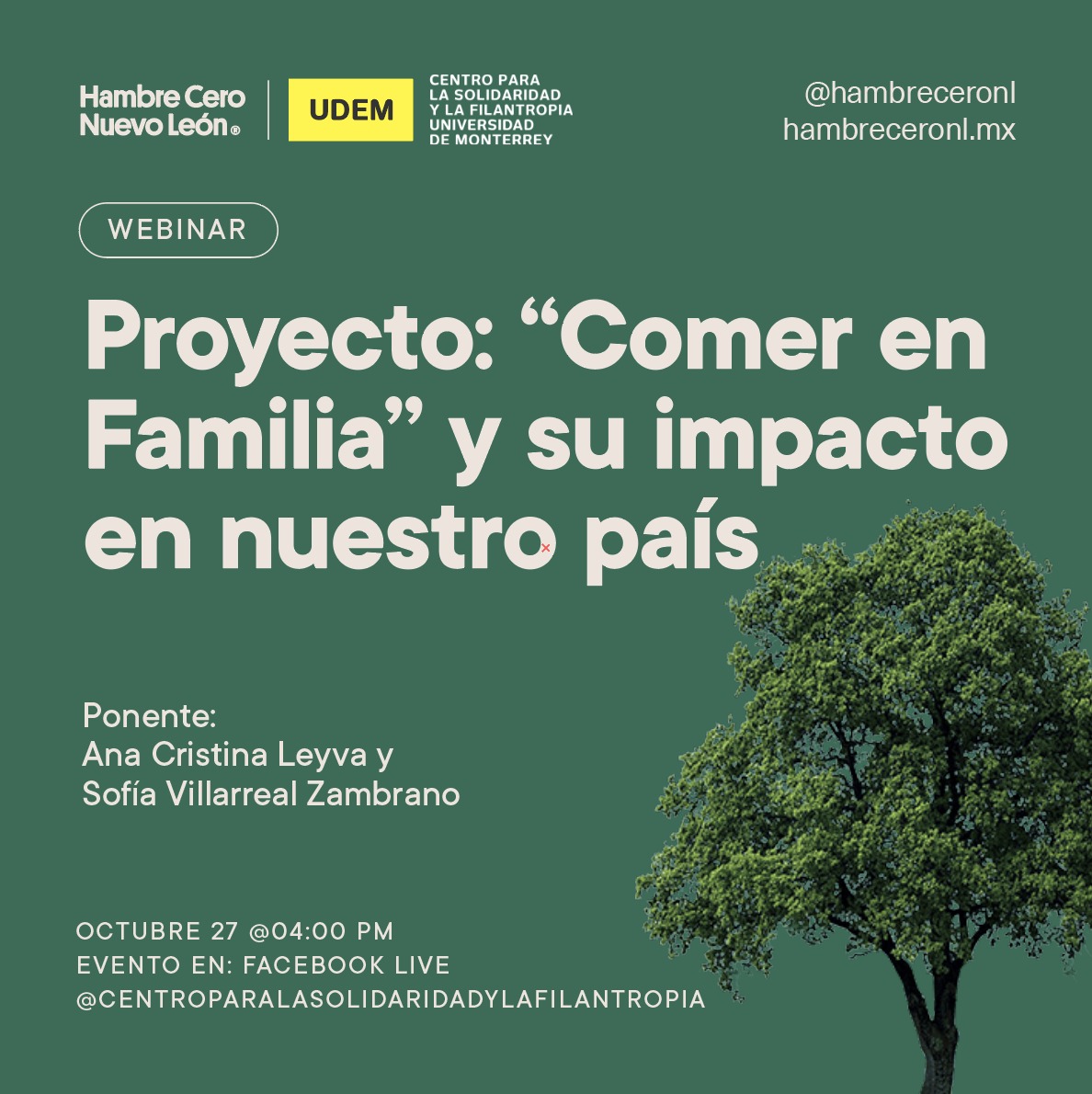 ecard Proyecto Comer en Familia Hambre Cero NL