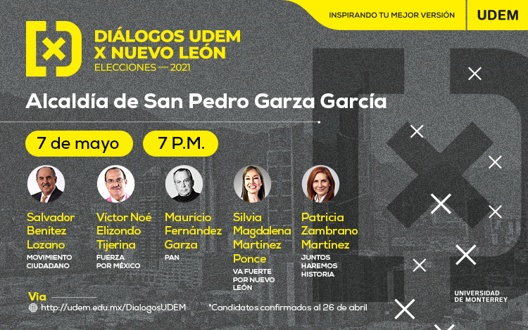 Diálogos UDEMxNL Alcaldia San Pedro 7 de mayo