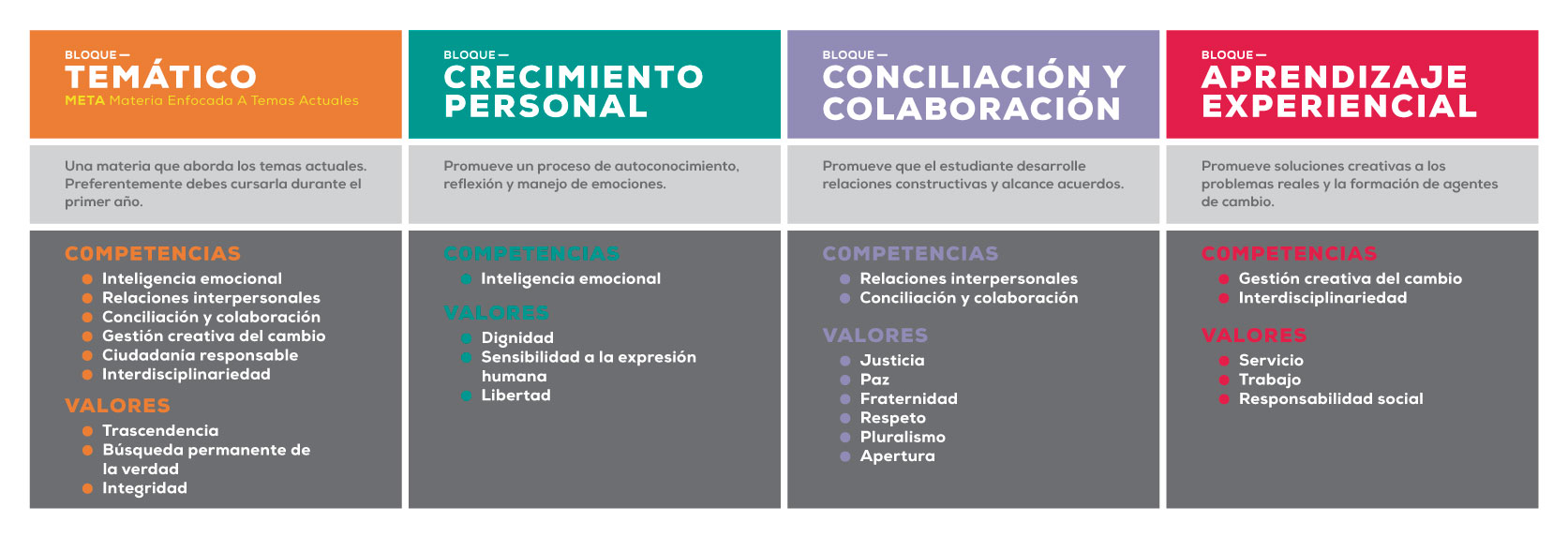 Bloques Cocurriculares Modelo Formativo